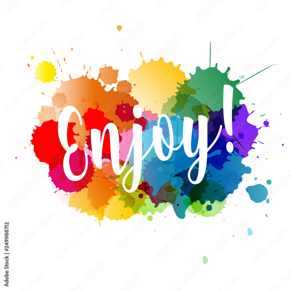 Enjoy ! Stock Vector | Adobe Stock Enjoy ! Stock Vector | Adobe Stock