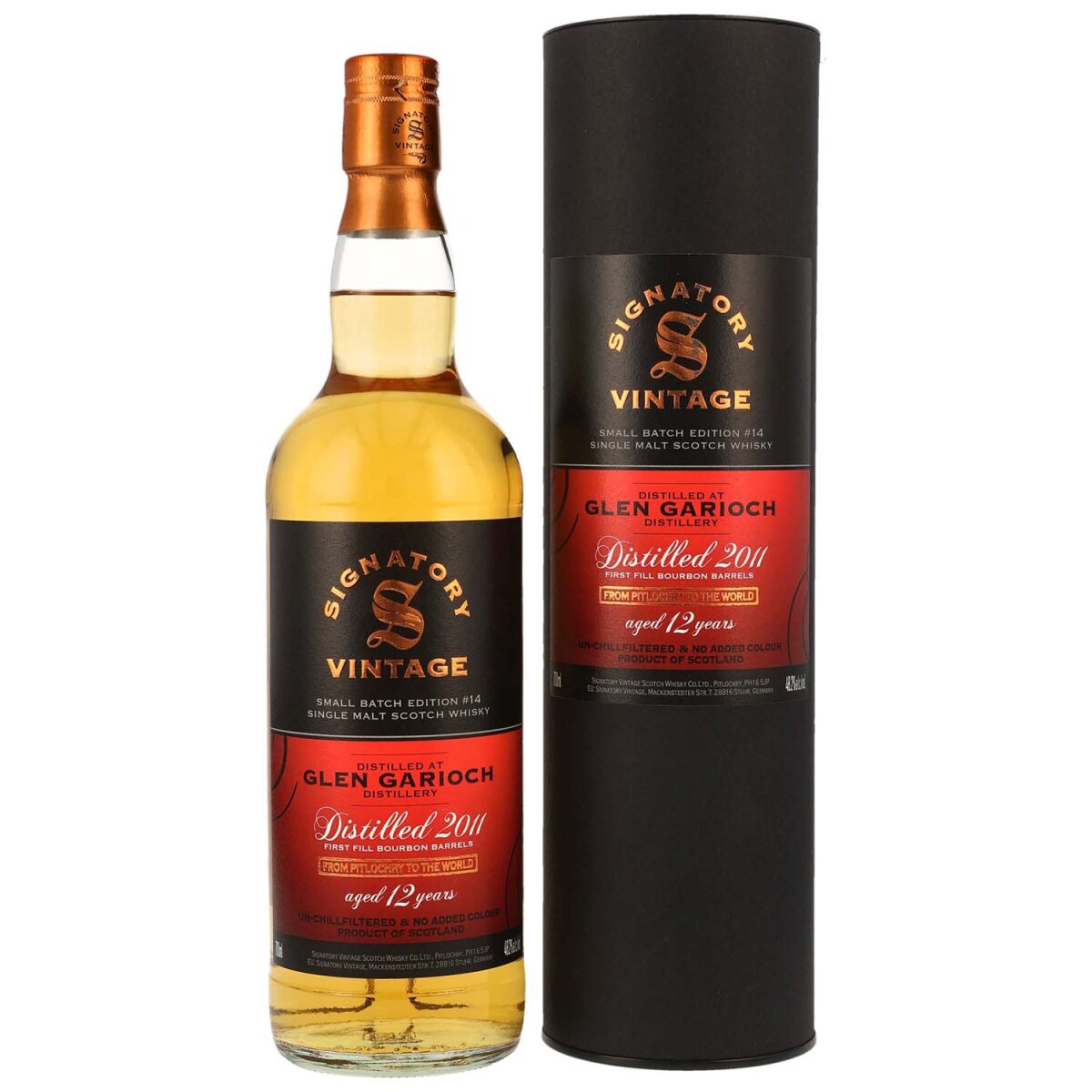 Glen Garioch 12 Jahre - 2011 - Signatory Vintage - Small Batch Editio ...